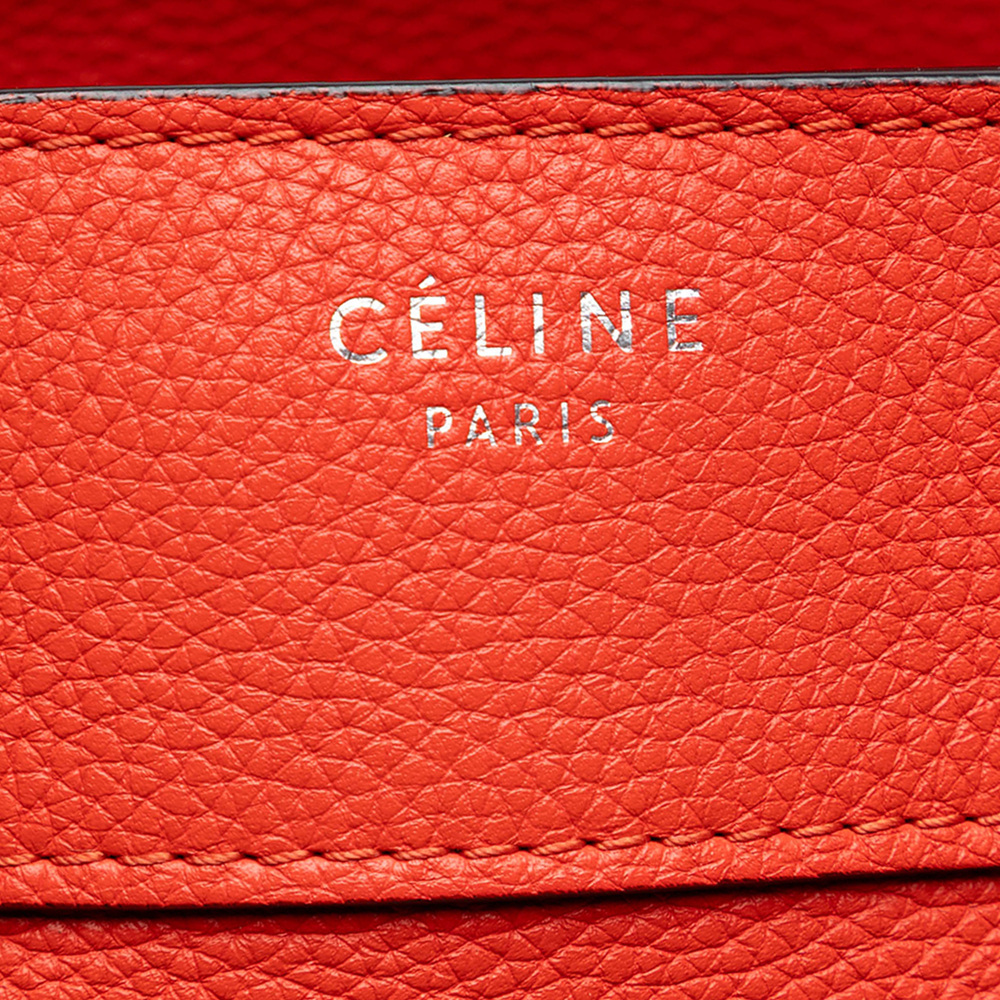 Pre-Loved Celine Mini Grained Calfskin Luggage Tote - Picture 5 of 7
